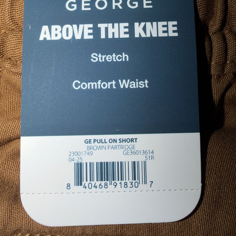 George Men's and Big Men's Pull On Shorts, 8" Inseam - Picture 6 of 6